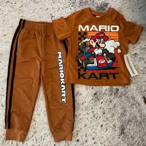 Mario Kart T-Shirt & Jogger Set size 4T